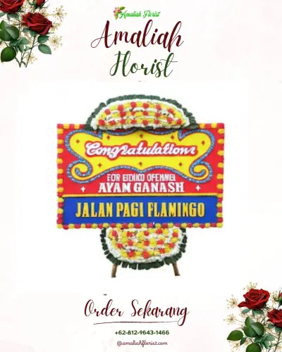 Bunga Papan Congratulation di Songka